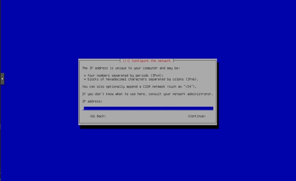 Configuração de IP