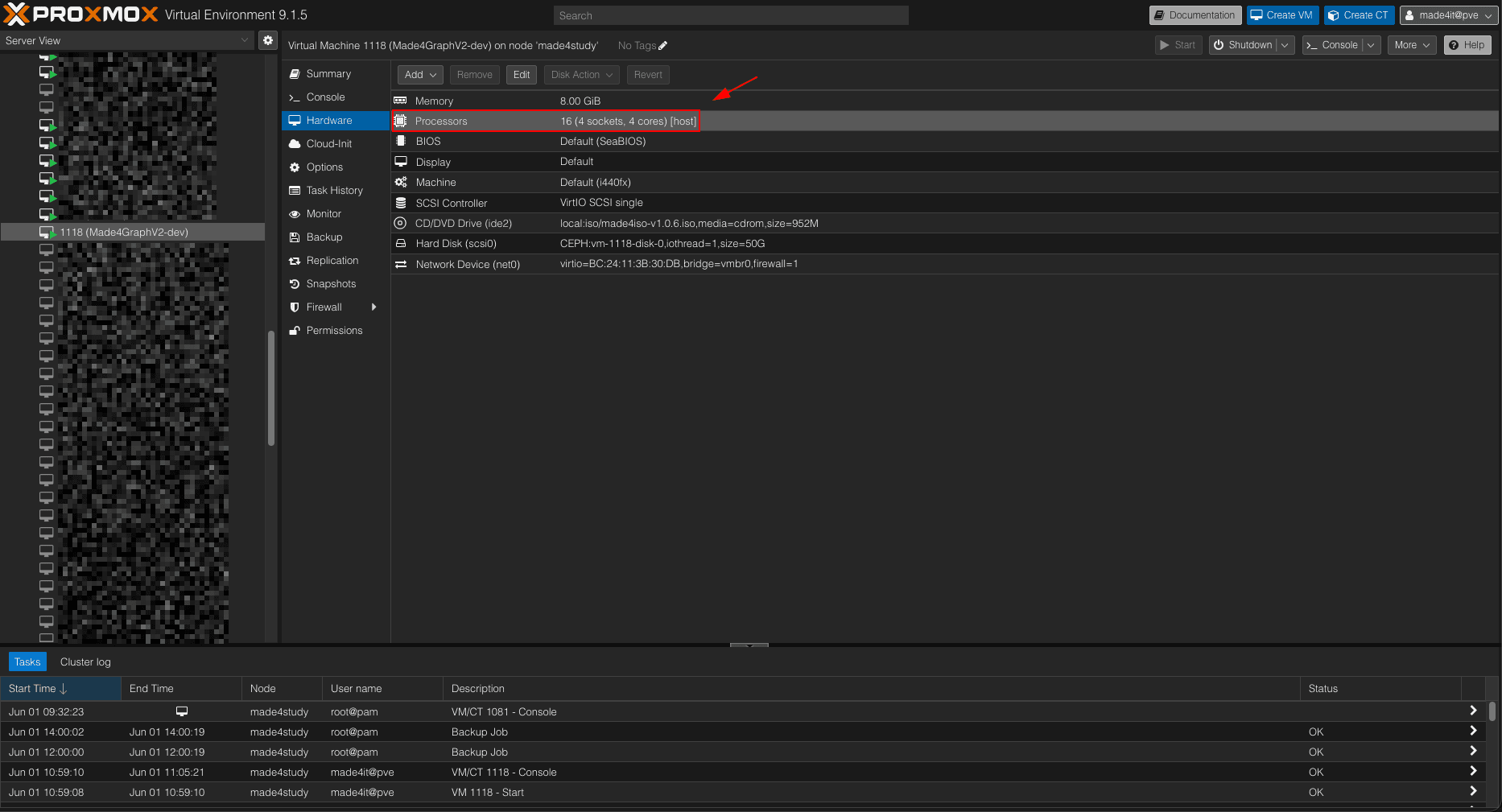 Proxmox Host